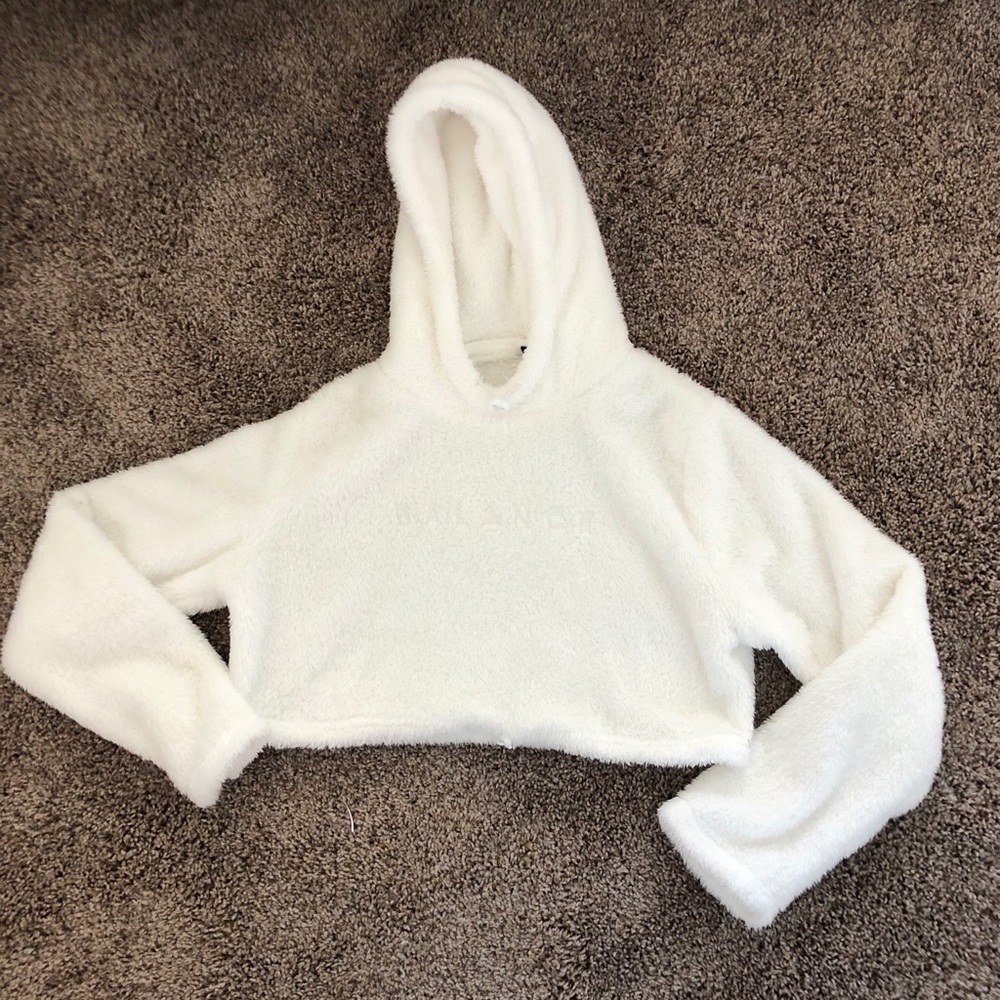 Balance athletica cropped Sherpa hood